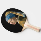 Johannes Vermeer - Mädchen mit Perlenohrring Tischtennis Schläger (Seitenansicht)