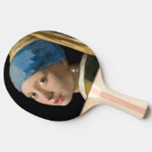 Johannes Vermeer - Mädchen mit Perlenohrring Tischtennis Schläger (Seitenansicht)