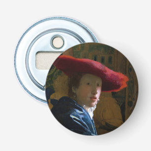 Johannes Vermeer - Mädchen mit rotem Hut Flaschenöffner