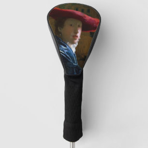 Johannes Vermeer - Mädchen mit rotem Hut Golf Headcover