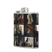 Johannes Vermeer - Masterpiece Grid Flachmann (Links)