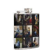 Johannes Vermeer - Masterpiece Grid Flachmann (Rechts)