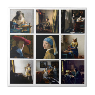 Johannes Vermeer - Masterpiece Grid Fliese