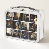 Johannes Vermeer - Masterpiece Grid Metall Brotdose (Vorderseite)