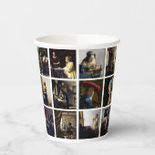 Johannes Vermeer - Masterpiece Grid Pappbecher (Links)