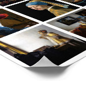 Johannes Vermeer - Masterpiece Grid Poster (Ecke)
