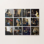 Johannes Vermeer - Masterpiece Grid Puzzle (Horizontal)