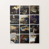 Johannes Vermeer - Masterpiece Grid Puzzle (Vertikal)