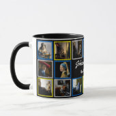 Johannes Vermeer - Masterpiece Grid Tasse (Links)