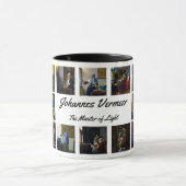 Johannes Vermeer - Masterpiece Grid Tasse (Zentrum)