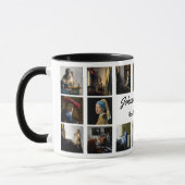 Johannes Vermeer - Masterpiece Grid Tasse (Links)