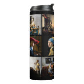 Johannes Vermeer - Masterpiece Grid Thermosbecher (Nach links gedreht)