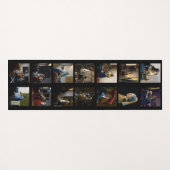 Johannes Vermeer - Masterpiece Grid Yogamatte (Rückseite (Horizontal))