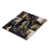 Johannes Vermeer - Meisterwerke Patchwork Fliese (Seite)