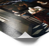 Johannes Vermeer - Meisterwerke Patchwork Fotodruck (Ecke)
