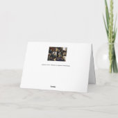 Johannes Vermeer - Meisterwerke Patchwork Karte (Rückseite)