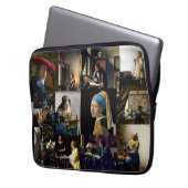 Johannes Vermeer - Meisterwerke Patchwork Laptopschutzhülle (Vorderseite Links)