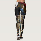 Johannes Vermeer - Meisterwerke Patchwork Leggings (Rückseite)