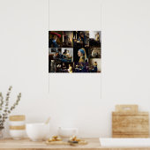 Johannes Vermeer - Meisterwerke Patchwork Poster (Küche)