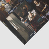Johannes Vermeer - Meisterwerke Patchwork Seidenpapier (Detail)