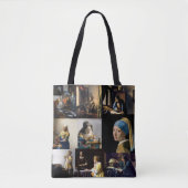 Johannes Vermeer - Meisterwerke Patchwork Tasche (Vorderseite)