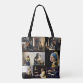 Johannes Vermeer - Meisterwerke Patchwork Tasche (Rückseite)