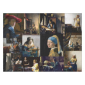Johannes Vermeer - Meisterwerke Patchwork Tischdecke (Vorderseite (Horizontal))