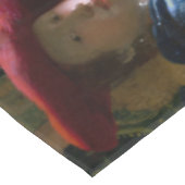 Johannes Vermeer - Meisterwerke Patchwork Tischdecke (Schrägansicht)