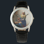 Johannes Vermeer. Milchmädchen. Vintage Kunst Armbanduhr<br><div class="desc">Johannes Vermeer Uhr "Die Milchmädchen".</div>