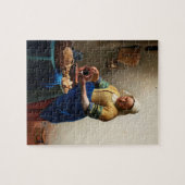 Johannes Vermeer. Milchmädchen. Vintage Kunst Puzzle (Horizontal)
