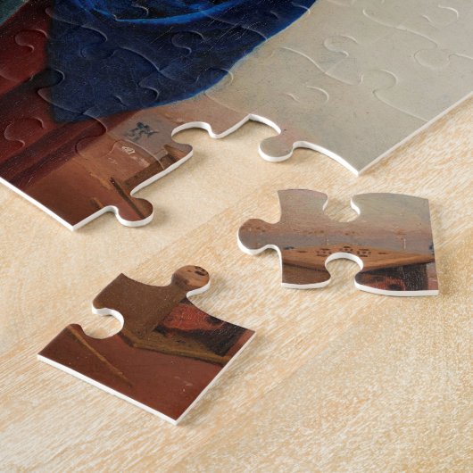 Johannes Vermeer. Milchmädchen. Vintage Kunst Puzzle (Seite)