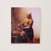 Johannes Vermeer - Milchmädchenpuzzlespiel Puzzle (Vertikal)