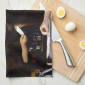 Johannes Vermeer - Ministerin und Frau Geschirrtuch (Viertel Falte)