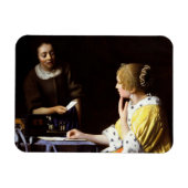 Johannes Vermeer - Ministerin und Frau Magnet (Horizontal)