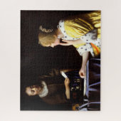 Johannes Vermeer - Ministerin und Frau Puzzle (Vertikal)