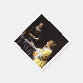Johannes Vermeer - Ministerin und Frau Serviette (Ecke)