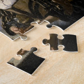 Johannes Vermeer - Offizier mit einem Laughing Gir Puzzle (Seite)