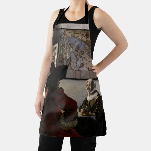 Johannes Vermeer - Offizier mit einem Laughing Gir Schürze (InSitu)