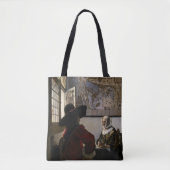 Johannes Vermeer - Offizier mit einem Laughing Gir Tasche (Vorderseite)
