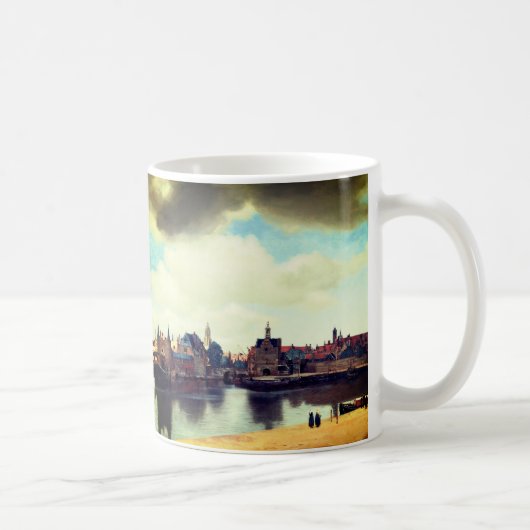 Johannes Vermeer’s View of Delft Kaffeetasse (Rechts)