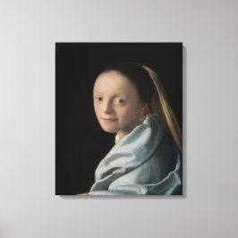 Johannes Vermeer - Studie über eine junge Frau Leinwanddruck