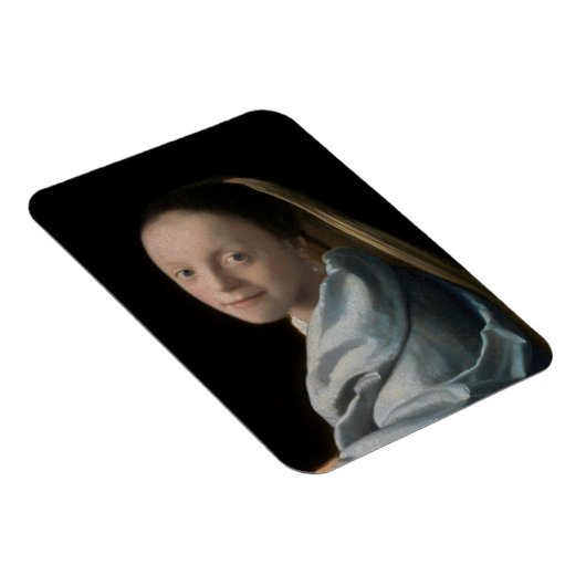 Johannes Vermeer - Studie über eine junge Frau Magnet (Rechte Seite)