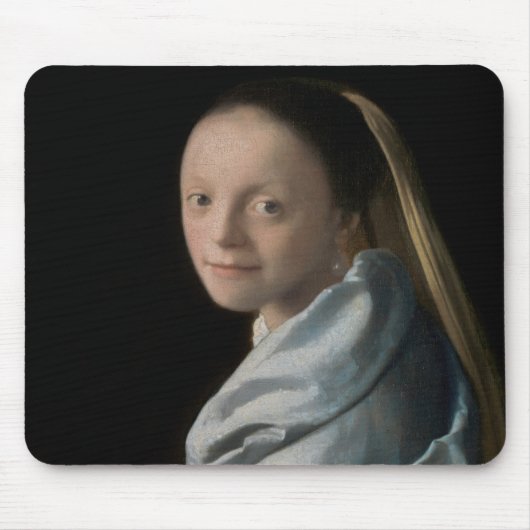 Johannes Vermeer - Studie über eine junge Frau Mousepad (Vorne)