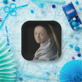 Johannes Vermeer - Studie über eine junge Frau Pappteller (Party)