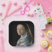 Johannes Vermeer - Studie über eine junge Frau Pappteller (Party)