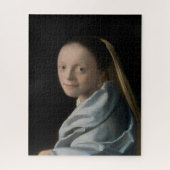 Johannes Vermeer - Studie über eine junge Frau Puzzle (Vertikal)