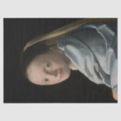 Johannes Vermeer - Studie über eine junge Frau Seidenpapier (Vorderseite)