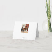 JOHANNES VERMEER THANKYOU FINDEN ART GREETING CARD KARTE (Rückseite)