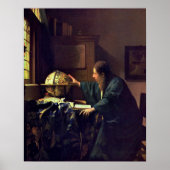 Johannes Vermeer, The Astronomer Poster (Vorne)