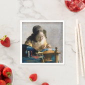 Johannes Vermeer - The Lacemaker Serviette (Beispiel)